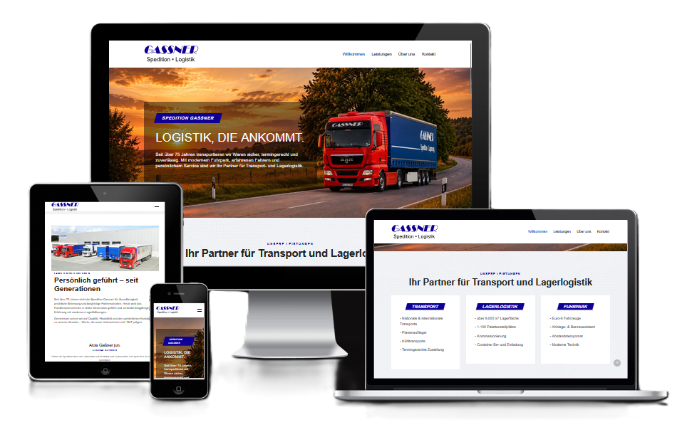 GassnerSpedition_Webdesign by Handelslöwen
